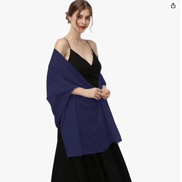 Accessories - FREE Sheer Navy Wrap/Scarve